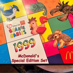 Vintage McDonald's 1999 Teenie Beanie Babies Special Edition Set in original box
